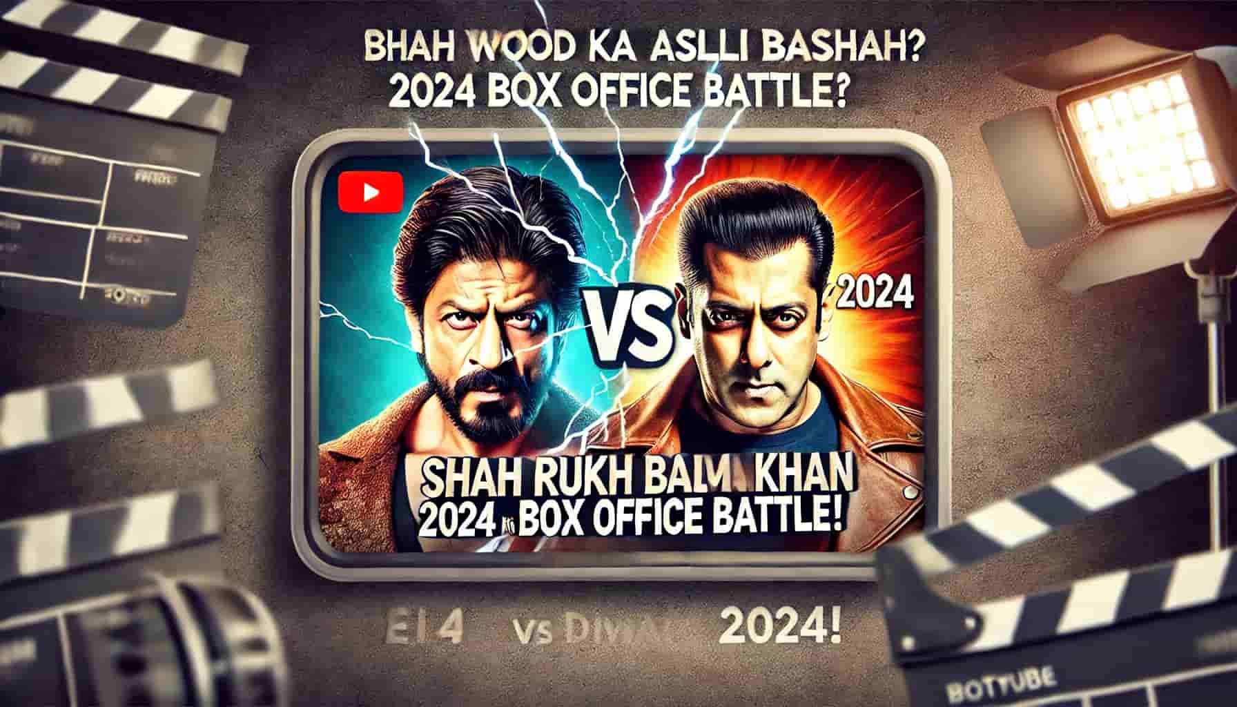 🎬 Shah Rukh Khan vs Salman Khan: 2024 Ka Box Office Battle! 🔥